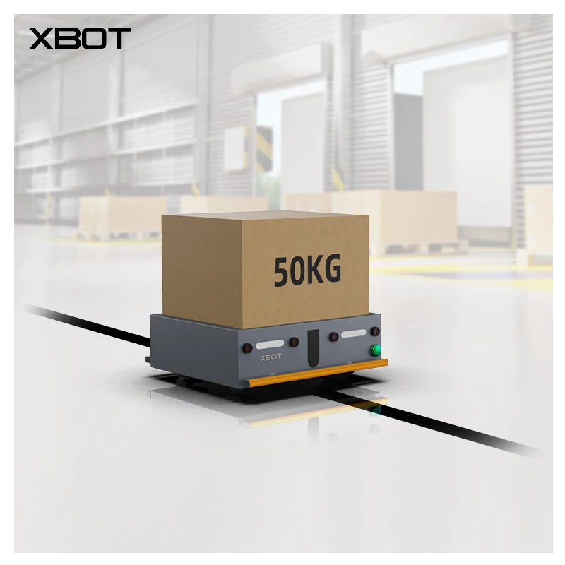 High Quality Cost-Effective Agv Robot Price 50Kg Load Support Oem Unmanned Wireless Communication 485 Industrial Warehouse Robot