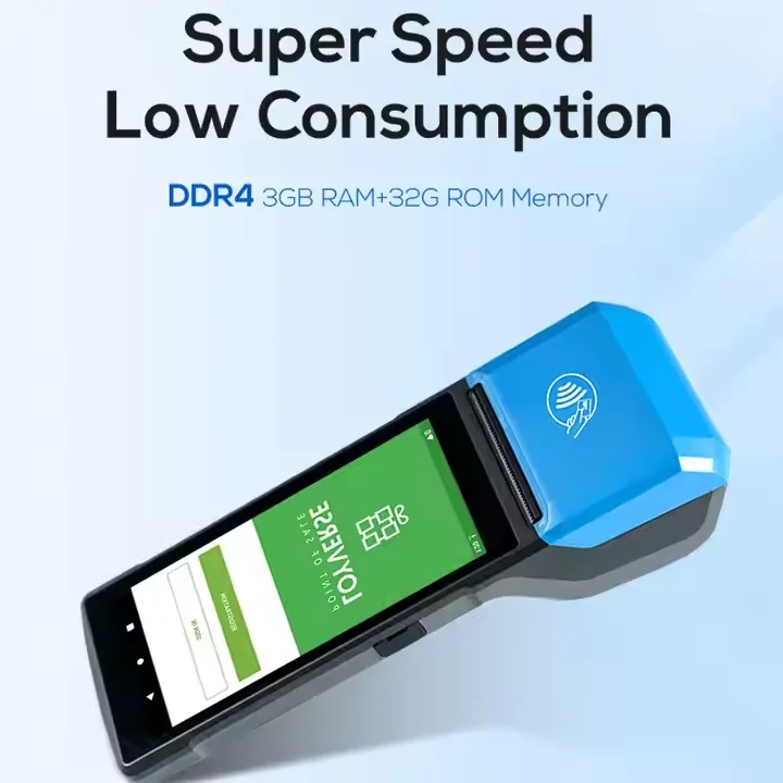 Newest Android 14 Billing Pos Terminal Cash Register Handheld Mobile Pos Machine