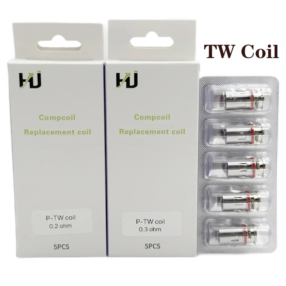 OEM 5PCS TW Coil TW15 TW20 TW30 0.15ohm Mesh TW Coils for PNP Coil Drag S X Argus Pro Drag E60 H80S Vinci Pods Kit