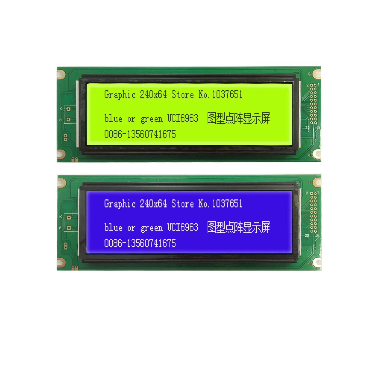 Lcd Module 24064 Display Blue Green UCI6963 intead LM24064DFW Korg 01/W O1/W FD EOS B900 QY300 800 replace