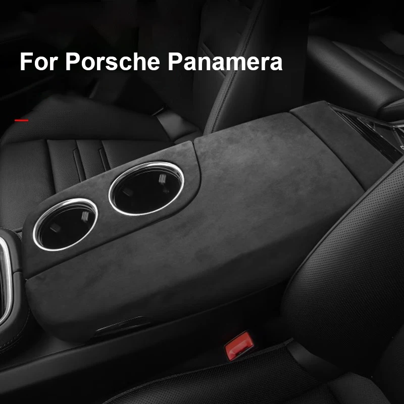 For Porsche Panamera 2017 2018 2019 2020 2021 2022 2023 Car Armrest Box Panel Trim Cover Protective Shell Interior Accessories