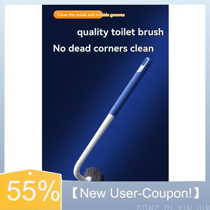 

A81M Новинка — щетка для унитаза с длинной ручкой, без мертвых углов, не требует перфорации отверстий Щетка для чистки с длинной ручкой B