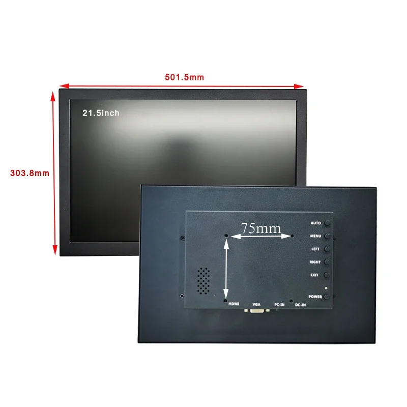 Shenzhen 21.5 Outdoor Wall Mounted Wide Screen LCD 1500nits High Brightness LCD Digital Display Monitor in Aluminium