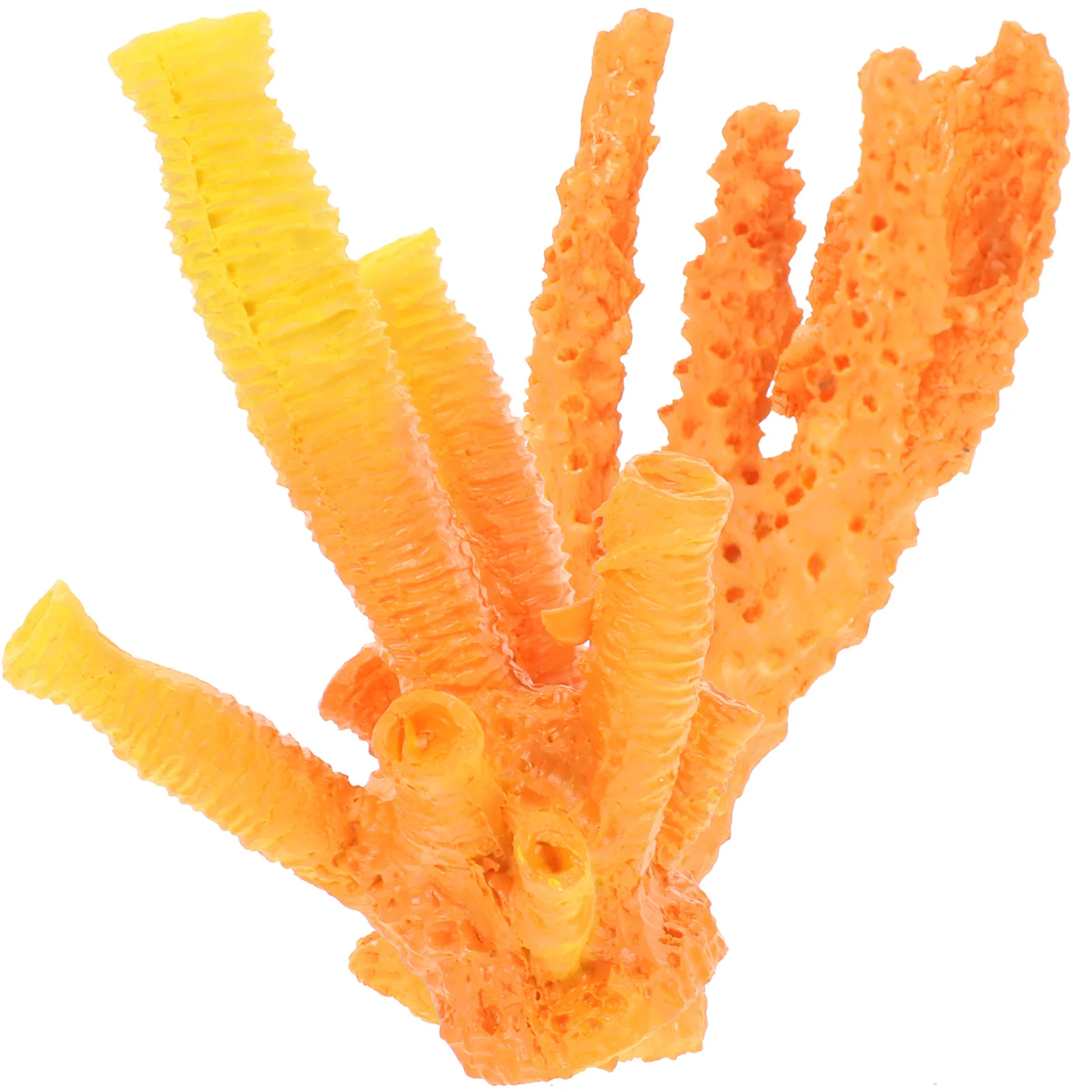 

Artificial Coral Decor Resin Figurine Small Plants Fish Tank Aquarium Desktop L scaping Vivid nament Home Office Car Decorative
