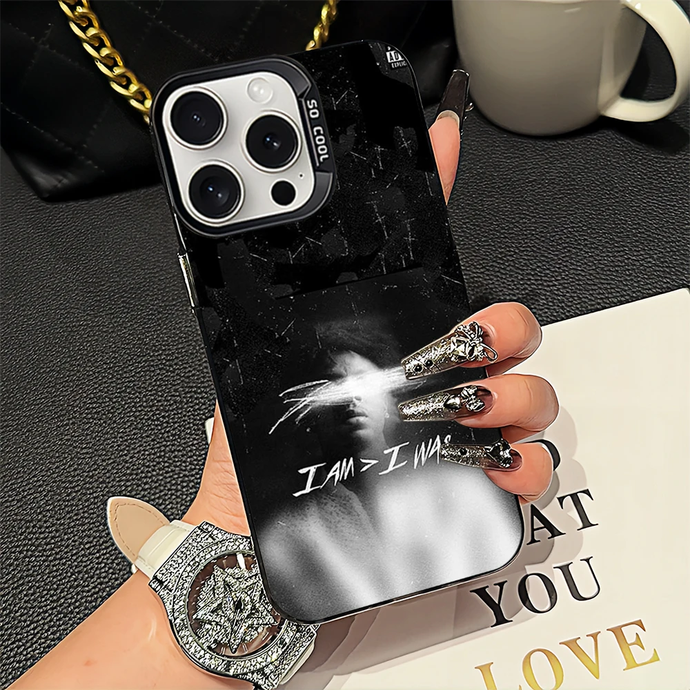 Funda 21 S-Savage I-ISSA Rappers Funda de teléfono para iPhone 16 12 13 14 15 Pro Max Plus lente círculo IMD láser Shell