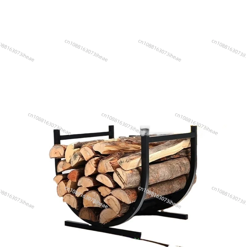 

Стеллаж для дров большой емкости, деревянный штабелируемый стеллаж для хранения, высокая долговечность для использования в помещении или на открытом воздухе, стеллажи для дров