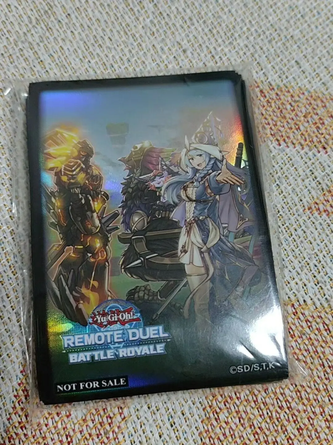 40Pcs Yugioh KONAMI Duel Monsters REMOTE DUEL BATTLE ROYALE Fateful Adventure Official Collection Duelist Card Protector Sleeves