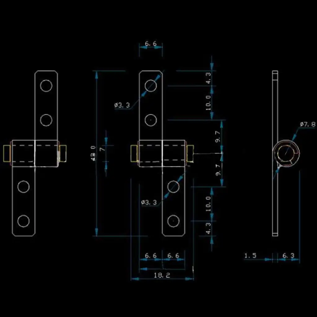 مفصلات تحديد المواقع الاحتكاك من نوع دوران أجهزة الخزانة بزاوية 360 درجة على اليمين