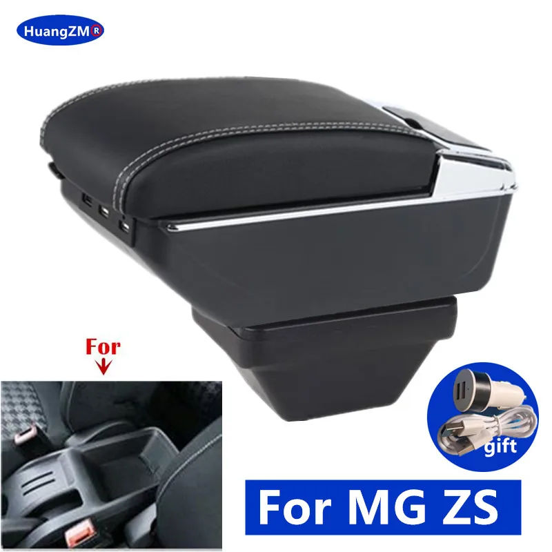 

Для MG ZS Подлокотник Для MG ZS Автомобильный подлокотник Центральный ящик для хранения USB-зарядка Внутренние специальные модернизированные автомобильные аксессуары