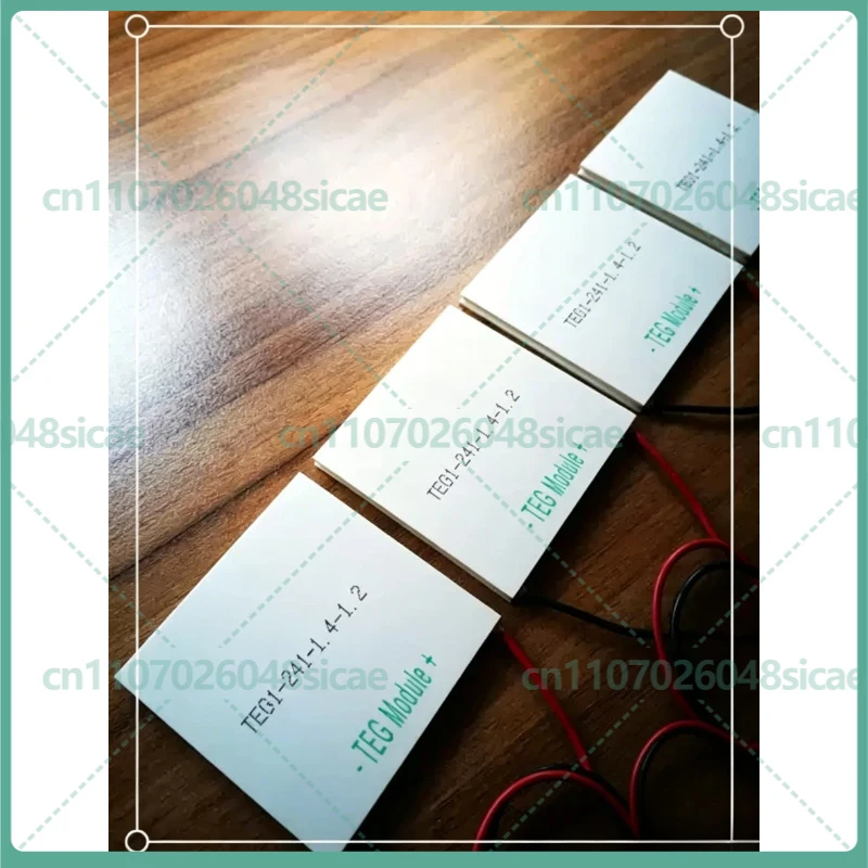1-5 piezas para TEG1-241-1.4-1.2, generador termoeléctrico semiconductor de 55x55 mm, 200 ° Módulo de Energía Seebeck de Alta Temperatura C