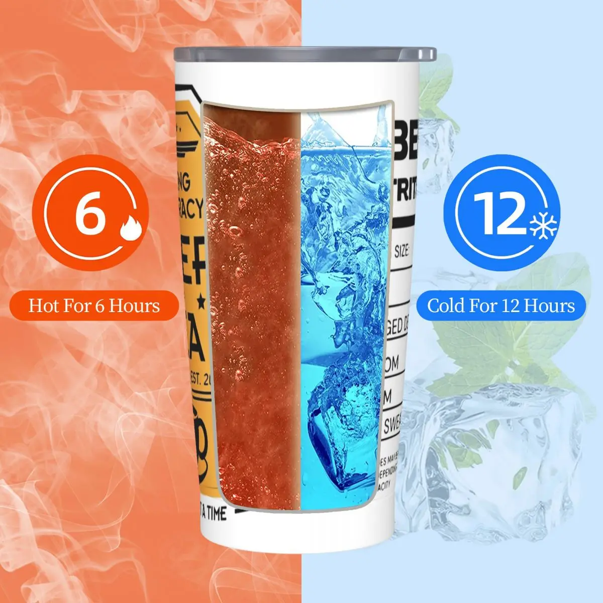 Helldivers 2 Liber-tea Tumbler 20oz in acciaio inox isolato mattina tazza di Liber tazza da tè con cannuccia