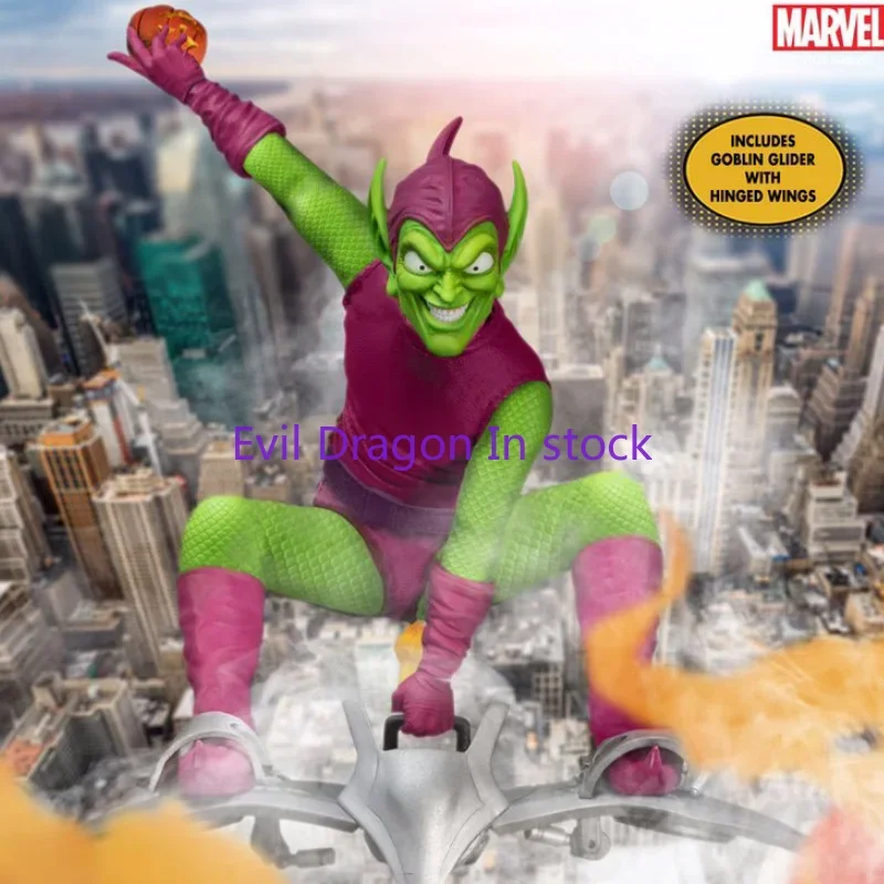 In Stock Ant Mezco Spider-Man Anti-Classic Green Goblin Deluxe Edition with Lights 6-inch Fabric Brand New Toy Collection Gift