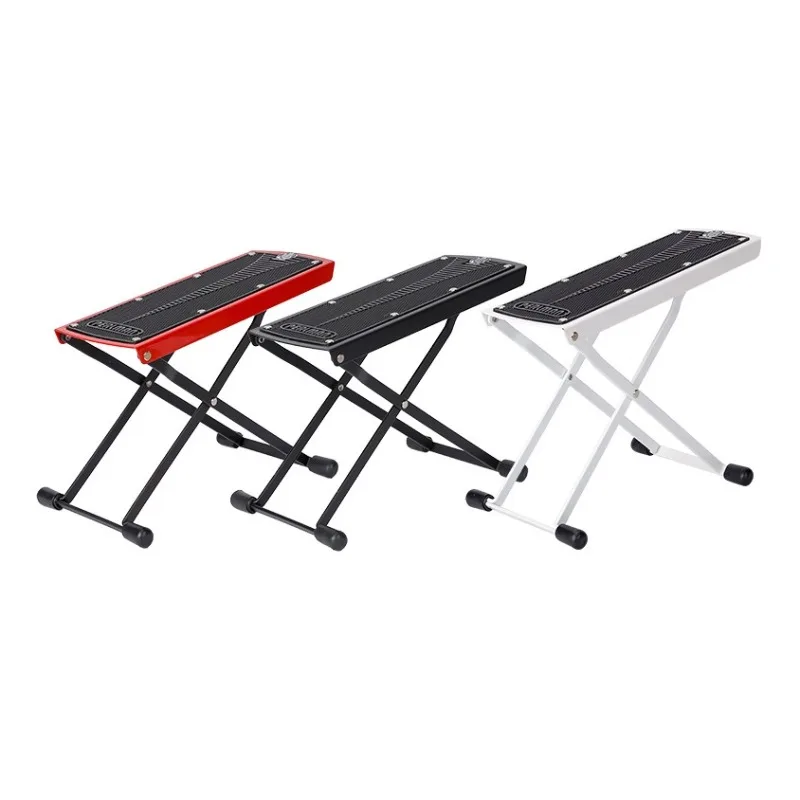 Foldable Non-slip Rubber Guitar Footstool Stand Guitar Foot Rest 6 Position Adjustable Metal Stand Classical Guitar JJ2453