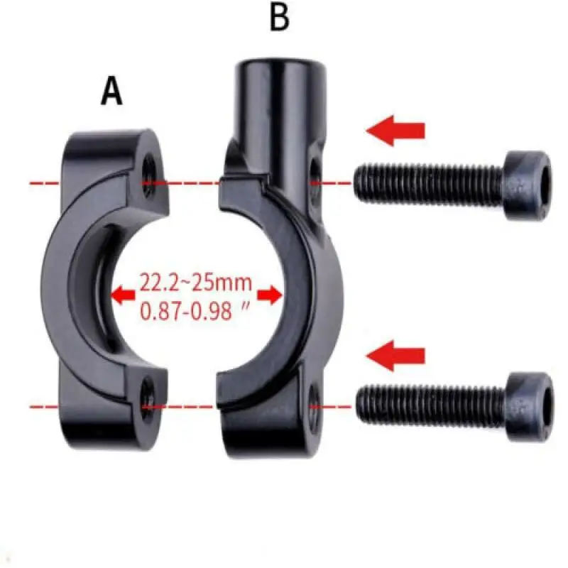 360 Rotate Universal Bicycle Rear View Mirror Wide Angle MTB Road Electric Bike Handlebar Mirror Scooter Cycling Accessories
