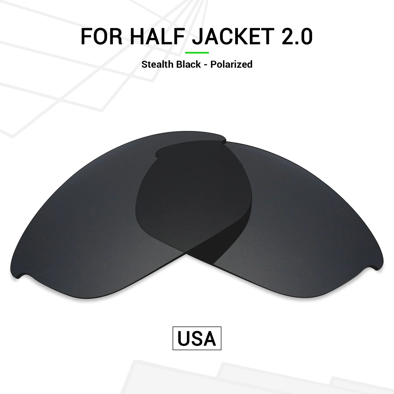 SNARK POLARIZED Replacement Lenses for Oakley Half Jacket 2.0 OO9144 Sunglasses - Multiple Options