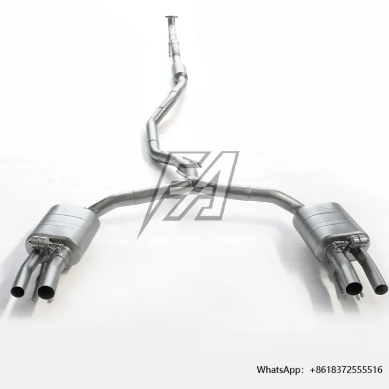 

daFor Honda Accord 1.5T Exhaust System Middle and Tail Section High Performance Exhaust Pipe Electric Valve Muffler Car Exhaust