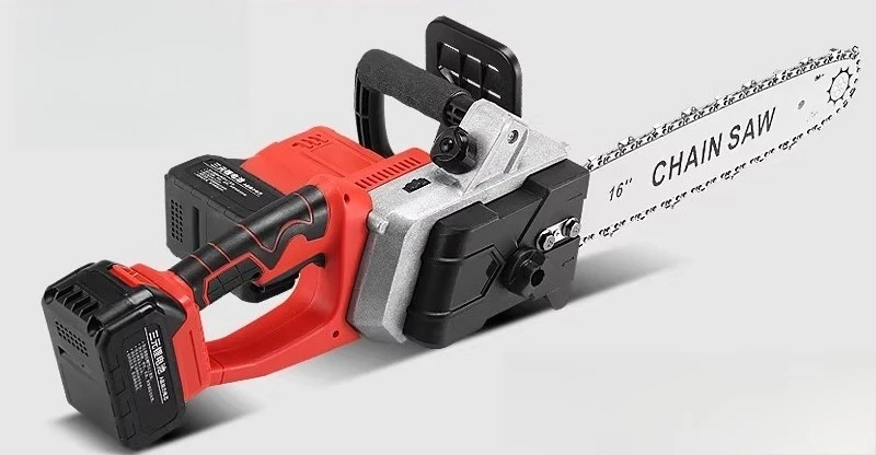 

2025 Lithium battery-powered high-power electric saw, small-sized multi-functional household wood saw, electric chain saw