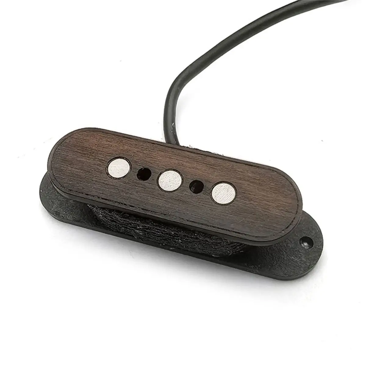 3-String Alnico 5 Pickup with Pre-Wired Circuit Volume/Tone Control with 6.35 Jack Output Wood Pattern