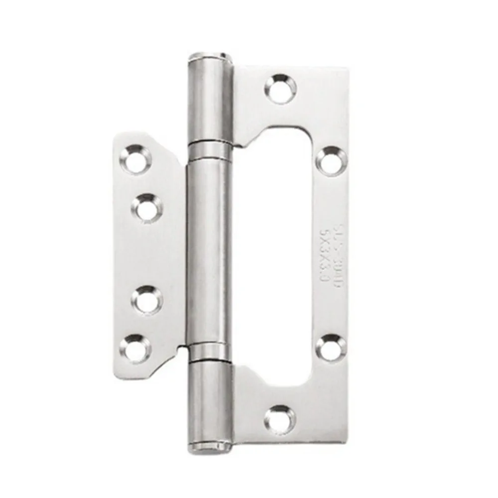 

Useful 304 Stainless Steel Stainless Steel Hinge 3+1 Set Small Flush Door Hinges Flat 4 Inches Door Hardware Wooden Door