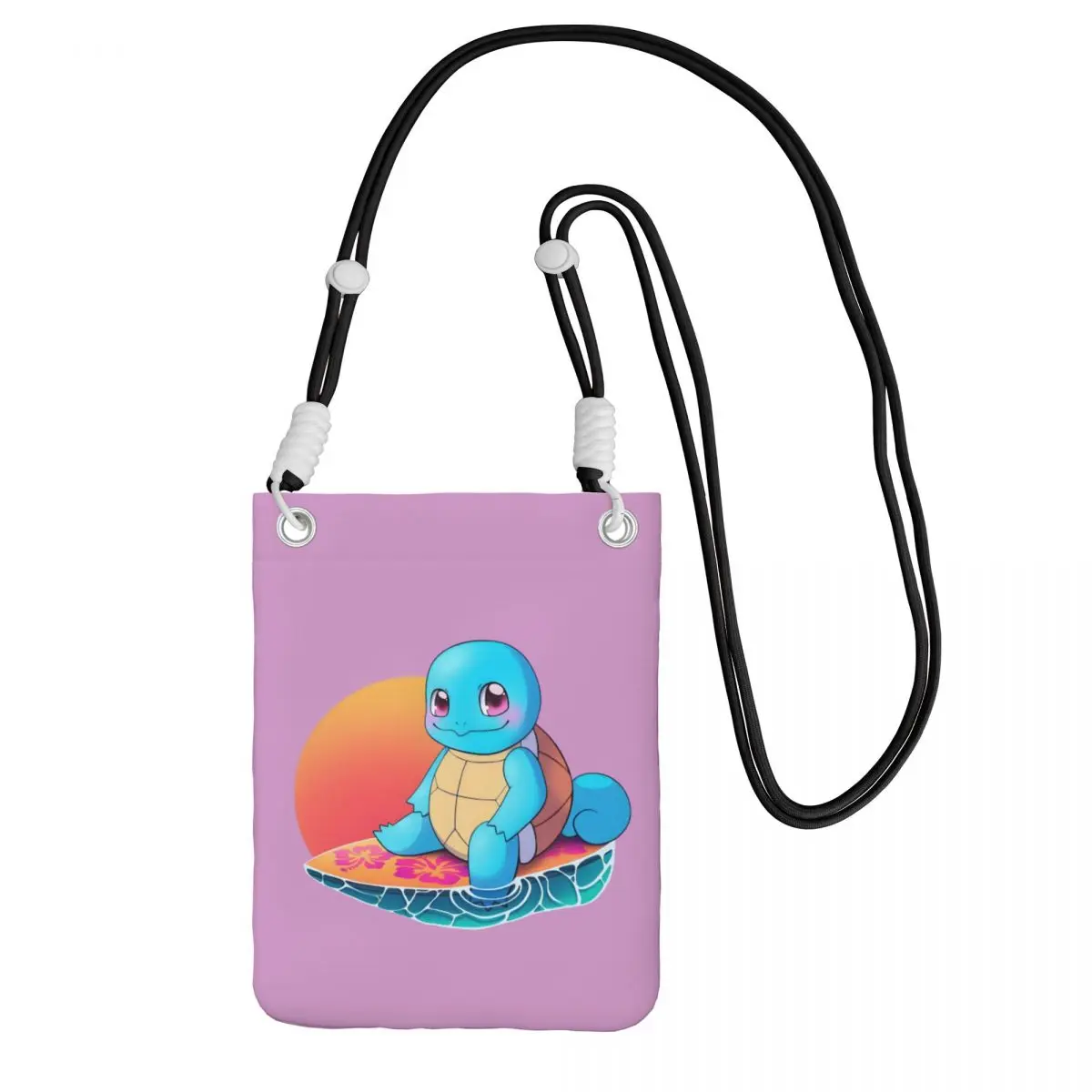 

Повседневная сумка для мобильного телефона Squirtles на заказ для бега, мужчин и женщин, видеоигры, небольшой кошелек через плечо, кошелек для смартфона с ремешком