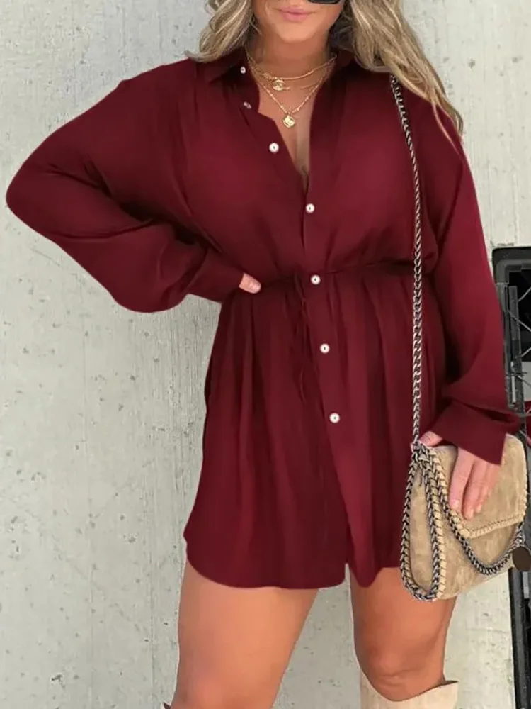 Women Spring Summer Slim Long Sleeve Jumpsuit Female V Neck High Waist Short Rompers Patchwork Button Solid Playsuits With Belt