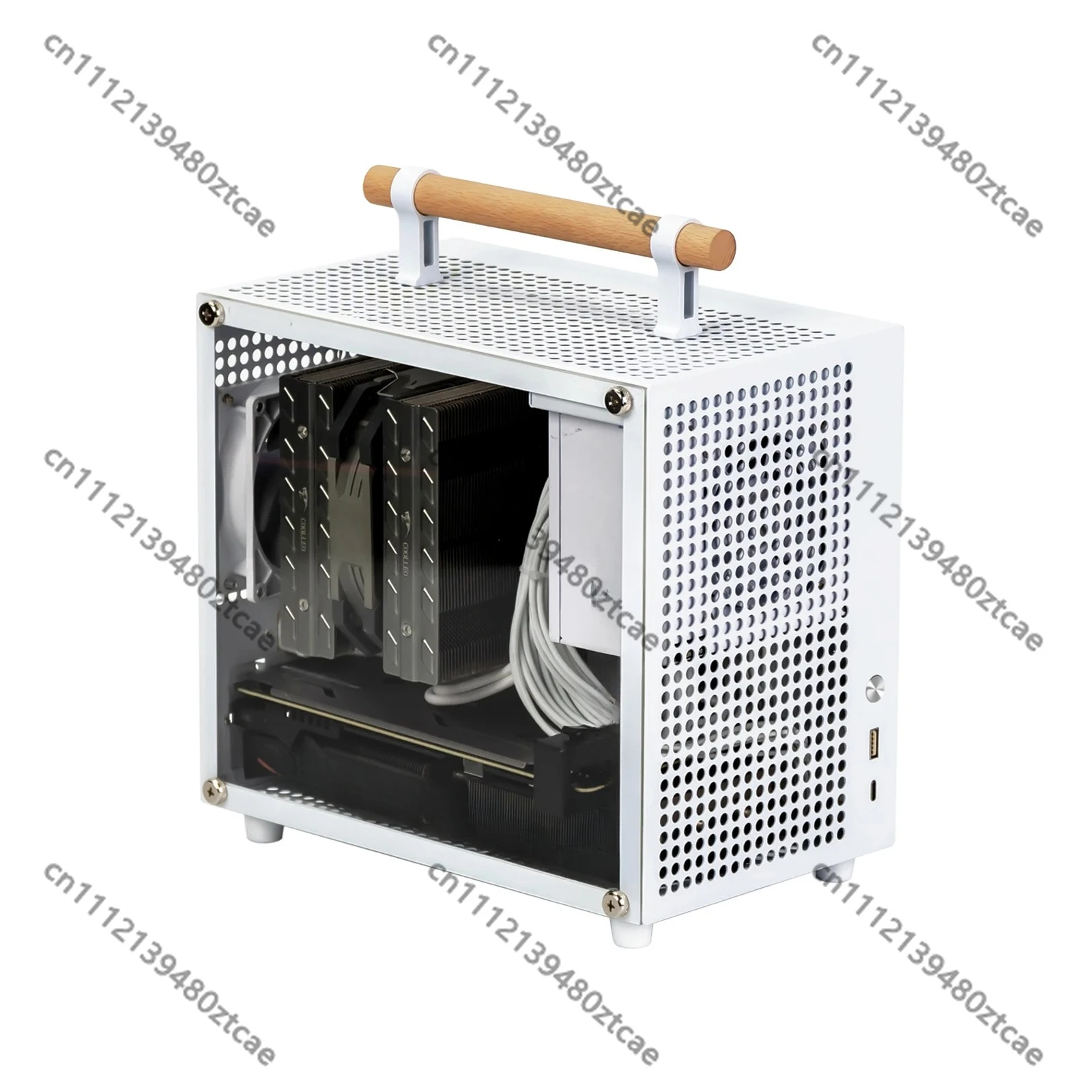 

2025 New Aluminum Mini ITX Case 9L Handheld Portable SFX Power Supply Compatible Non A4 Chassis