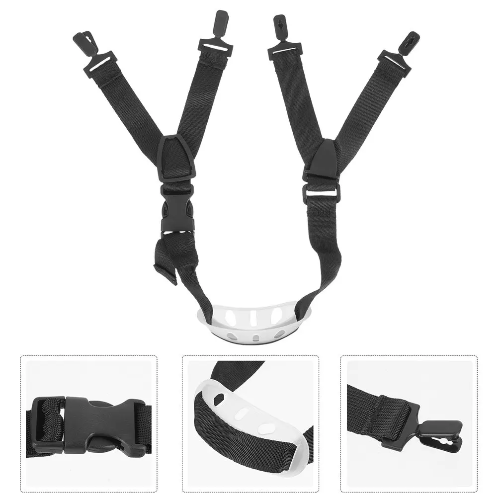 

2Pcs Safety Chin Strap Adjustable Hard Hat Strap Replacement Wear-Resistant Accessory
