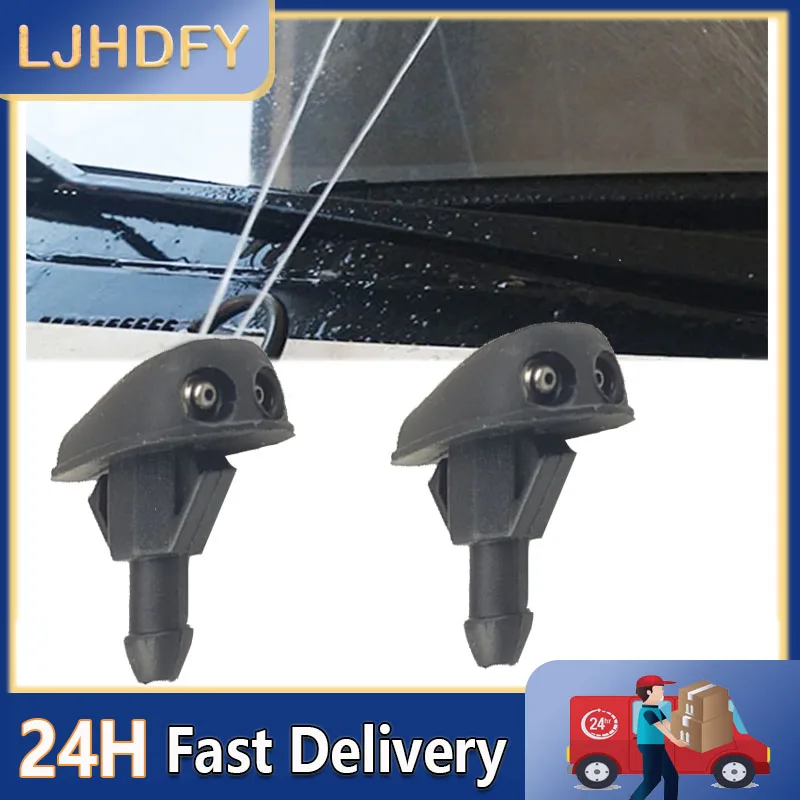

2Pcs Car Windshield Washer Wiper Water Jet Spray Nozzle For Honda For Civic 2001 2002 2003 2004 2005
