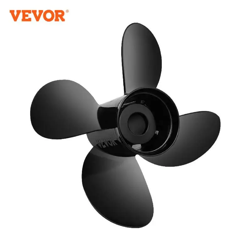 VEVOR Outboard Propellerfor OEM 48-8M0084494 4-Blade 14 1/2 x 17 Boat Propeller Compatible w/ 135-300HP 2&4 Stroke Outboards