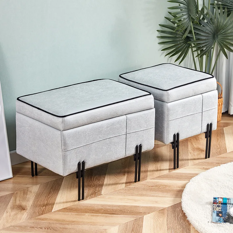 New shoe change stool with storage small sofa stool shoe store try on shoe change stool clothing store long strip storage sofa s