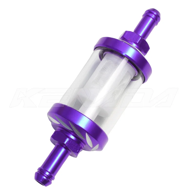 Fuel Pump Assy Performance CNC 8mm Reusable Inline Gas Fuel Filter for Motorcycle ATV GY6 125 150 - view 6