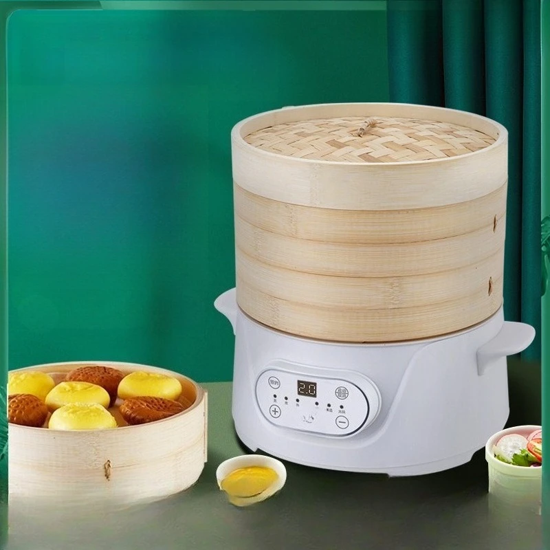 

Bamboo incense electric steamer household mini intelligent multi-functional bamboo steamer drawer steaming steamed buns