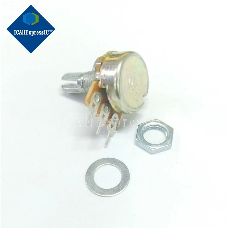 5 шт./партия WH148 15 мм усилитель вала двойной стерео потенциометр B1K B2K B5K B10K B20K B50K B100K B500K 3Pin 1K 2K 5K 10K 50K 100K