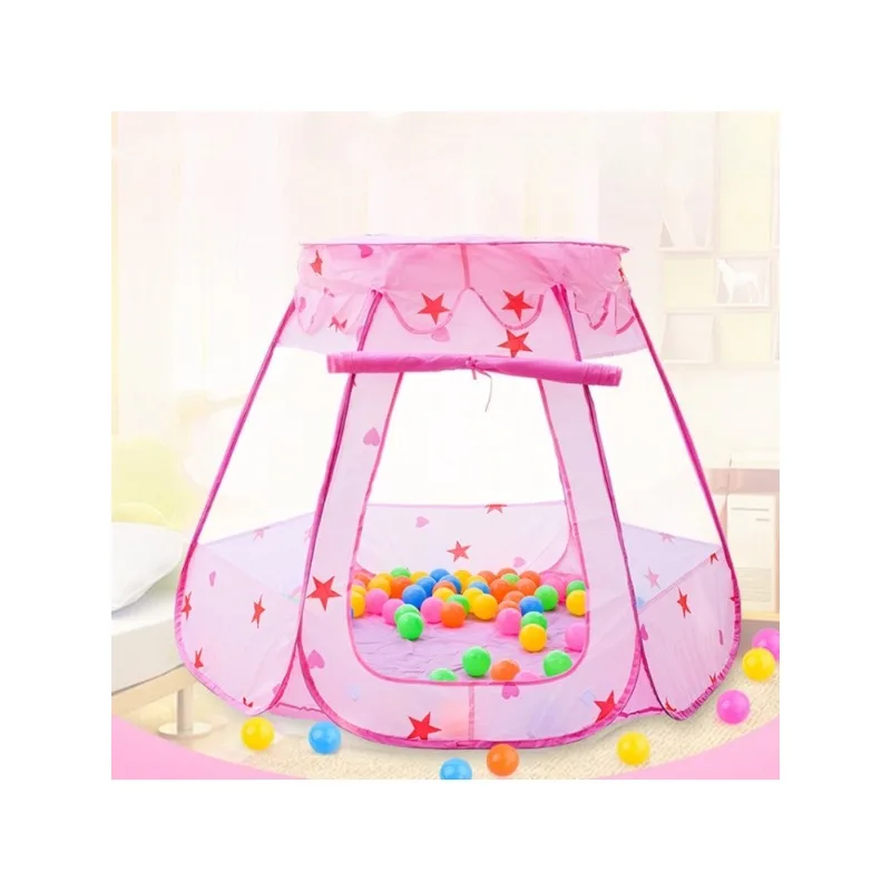 Ozean Ball Pool Prinzessin Haus faltbare Spiel sechs Seite Stern Zelt Indoor und Outdoor Spielhaus Kinder Zelt Spielzeug