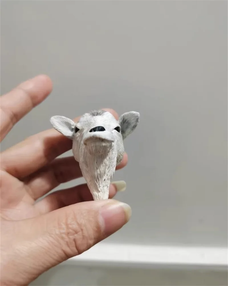

1/12 Scale Soldier Four Knight White Goat Head Carving Sculpture Model Fit 6'' Action Figures Body In Stock