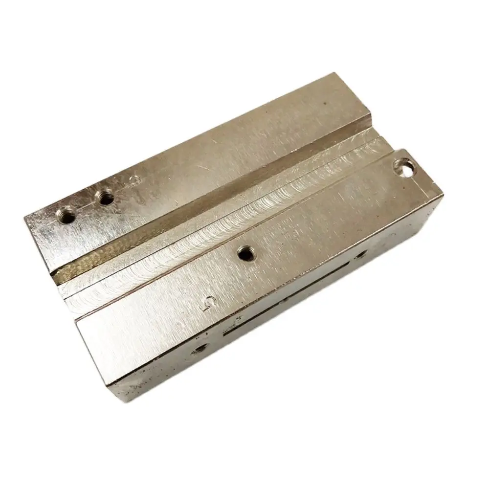 BateRpak Máquina de embalagem de saco triangular de 125 mm, vedação horizontal, bloco de aço térmico, módulo de mandíbula de vedação lateral, braçadeira de listra