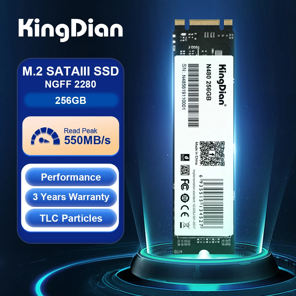 KingDian M.2 2280 SATA SSD 120GB 240GB 128GB 256GB 512GB 1TB HDD M2 NGFF Internal Solid State Drive for Laptop  Desktop