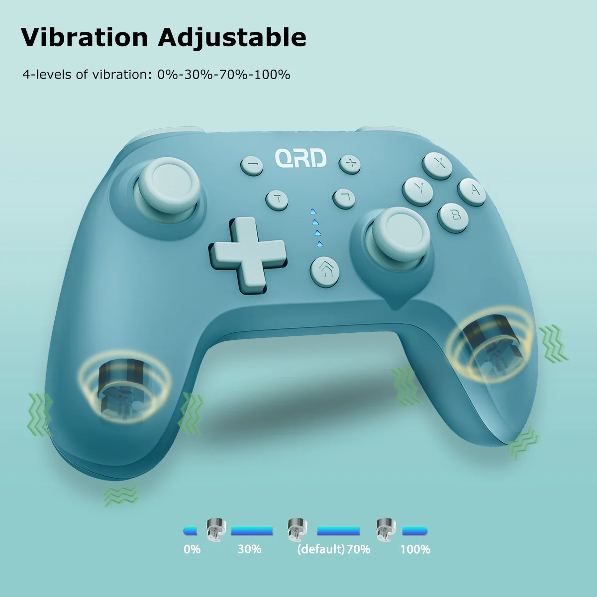 QRD Junior E5 Mini Controller Wireless Per Switch/OLED/Lite PC IOS Android Gamepad portatili per bambini Joystick di ricambio Interruttore 2