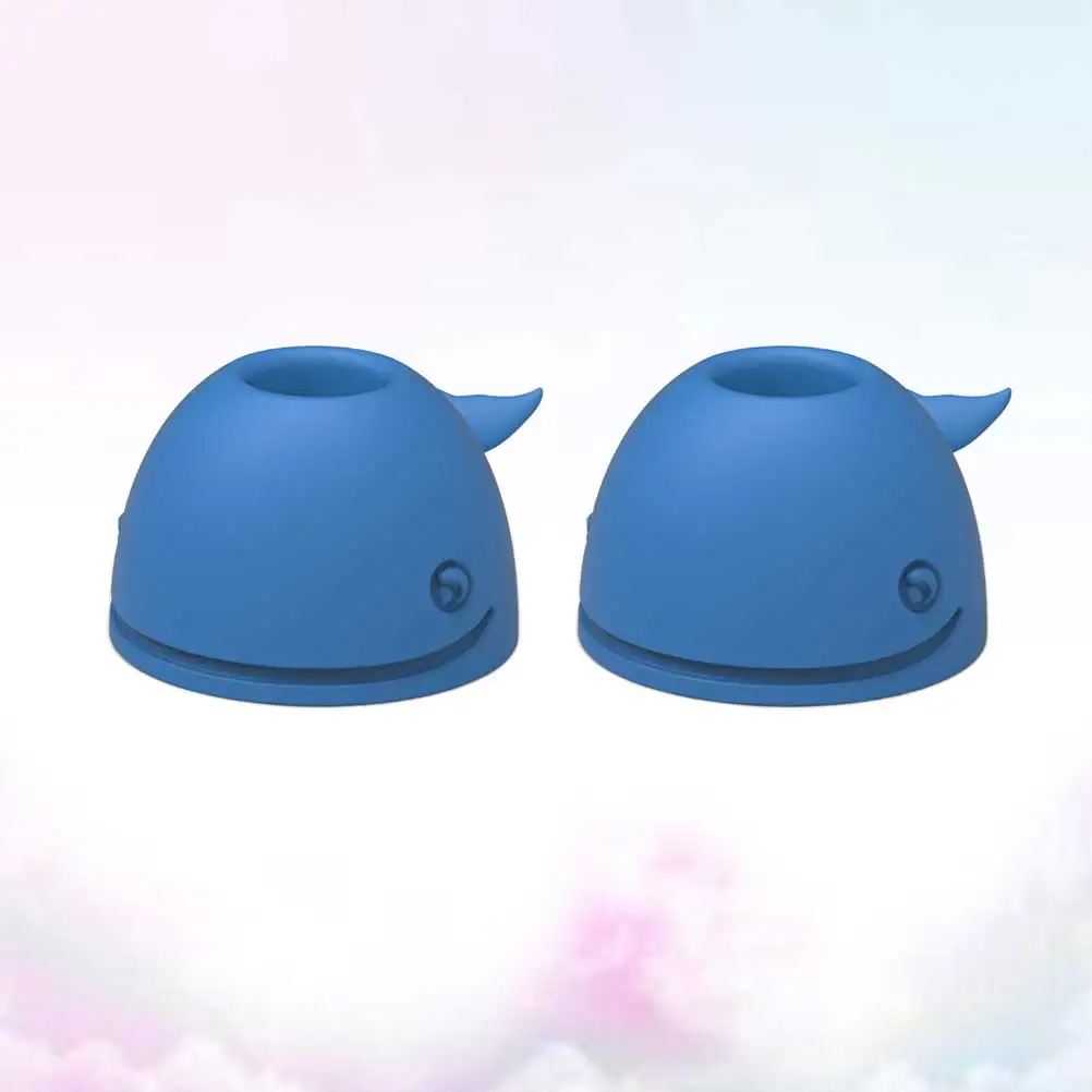 

2 Pcs Portable Whale Toothbrush Holder Travel Holders Organizer Storage Rack Pen