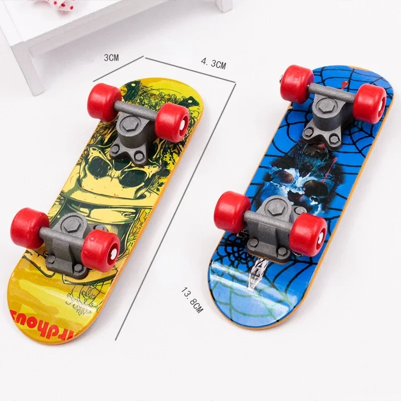 Stampa innovativa supporto professionale in lega tastiera Skateboard Mini Finger board Skate Truck Finger Skateboard per giocattolo per bambini