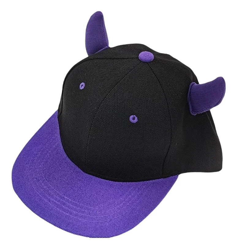 Asuka Langley Soryu قبعة كوسبلاي أنيمي إيفا بوبر الشيطان الصغير القرن لطيف الكرتون قبعة هالوين عيد الميلاد كرنفال للنساء #2