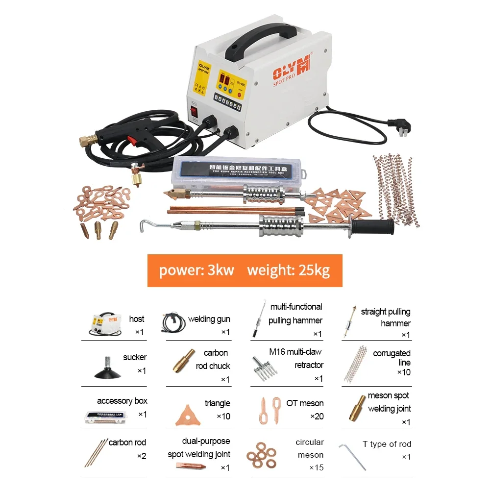 Hot Selling Steel Metal Car Body Dent Repair Equipment Spot Welder Welding Spotter Dent Puller Machine