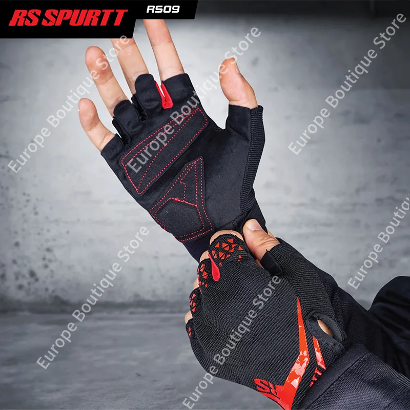 2026 NEW Men Women Summer Half Finger Motorcycle Gloves Thin Anti Fall Breathable Anti Slip Wear Resistant Racing Motorbike Gear view 3