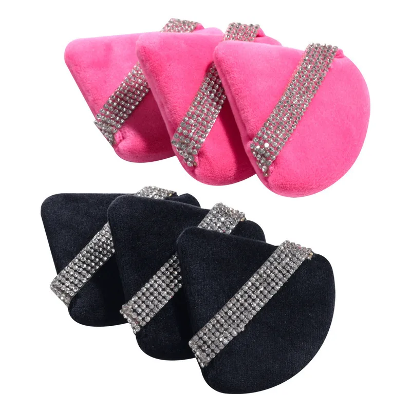 

Diamond-Encrusted Air Cushion Powder Puff Double-Sided Hydrophilic Foundation Sponge Liquid Applicator Triangular Fan-Shaped