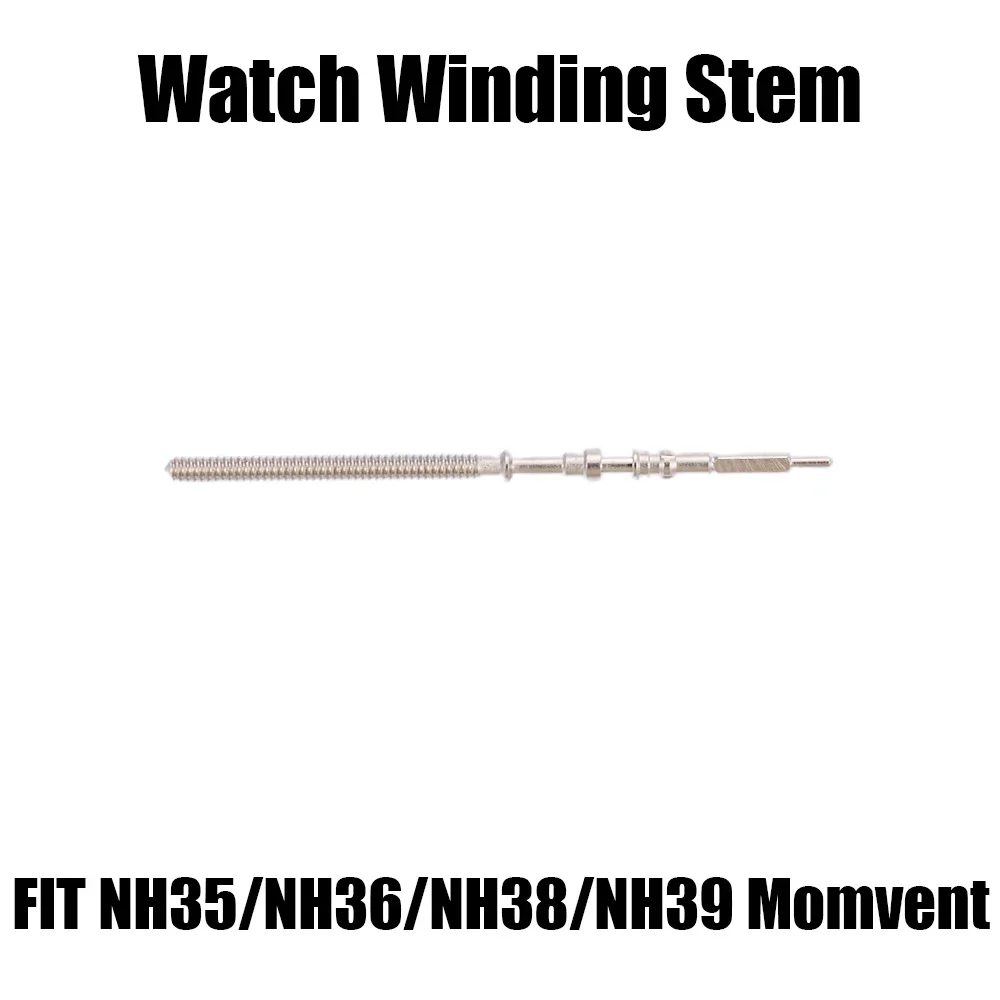 Watch Winding Stem Replacement Wrist watch Parts Accessories stainless steel crown kit NH35 NH36 Movement Repair Tool Parts