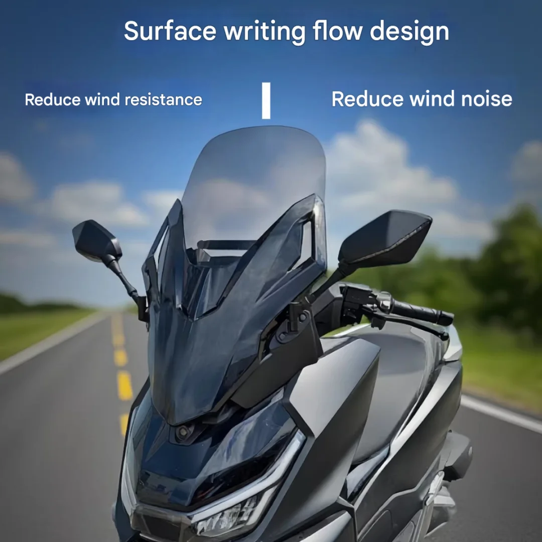 Special Forza Style V3 WindScreen for Honda NS150GX, Modified Front Wind Deflector