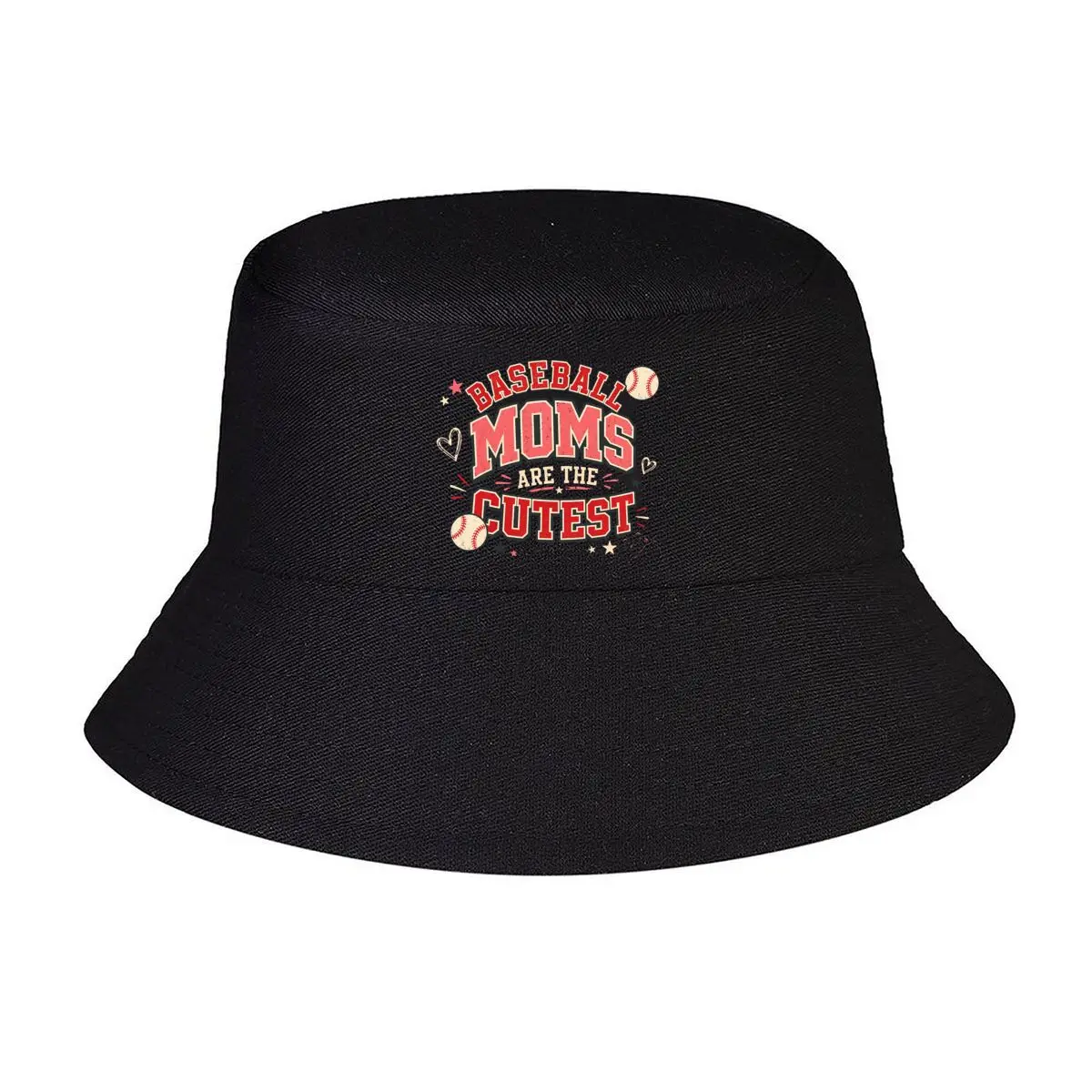 Hübsche Baseball Moms Retro Varsity Q Fischerhut Wintermütze