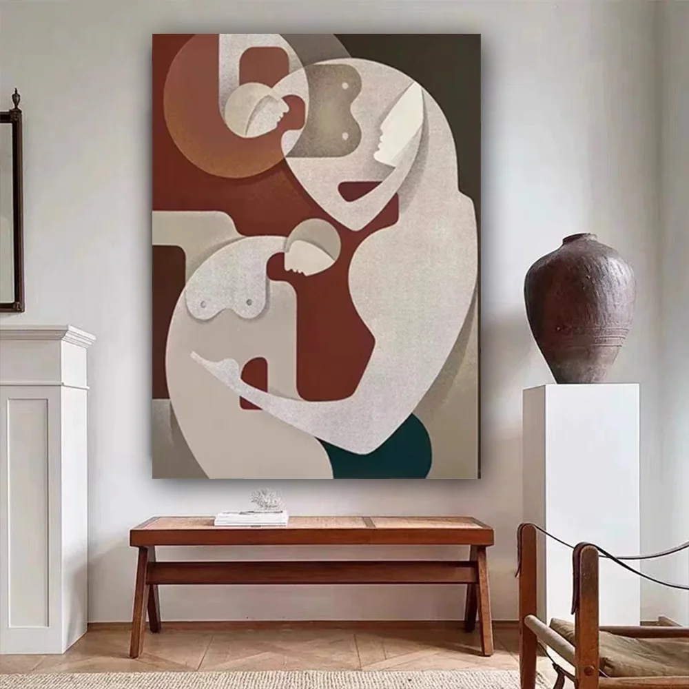 

100% hand drawn abstract oil painting original wall painting home living room decoration paint interior aesthetics