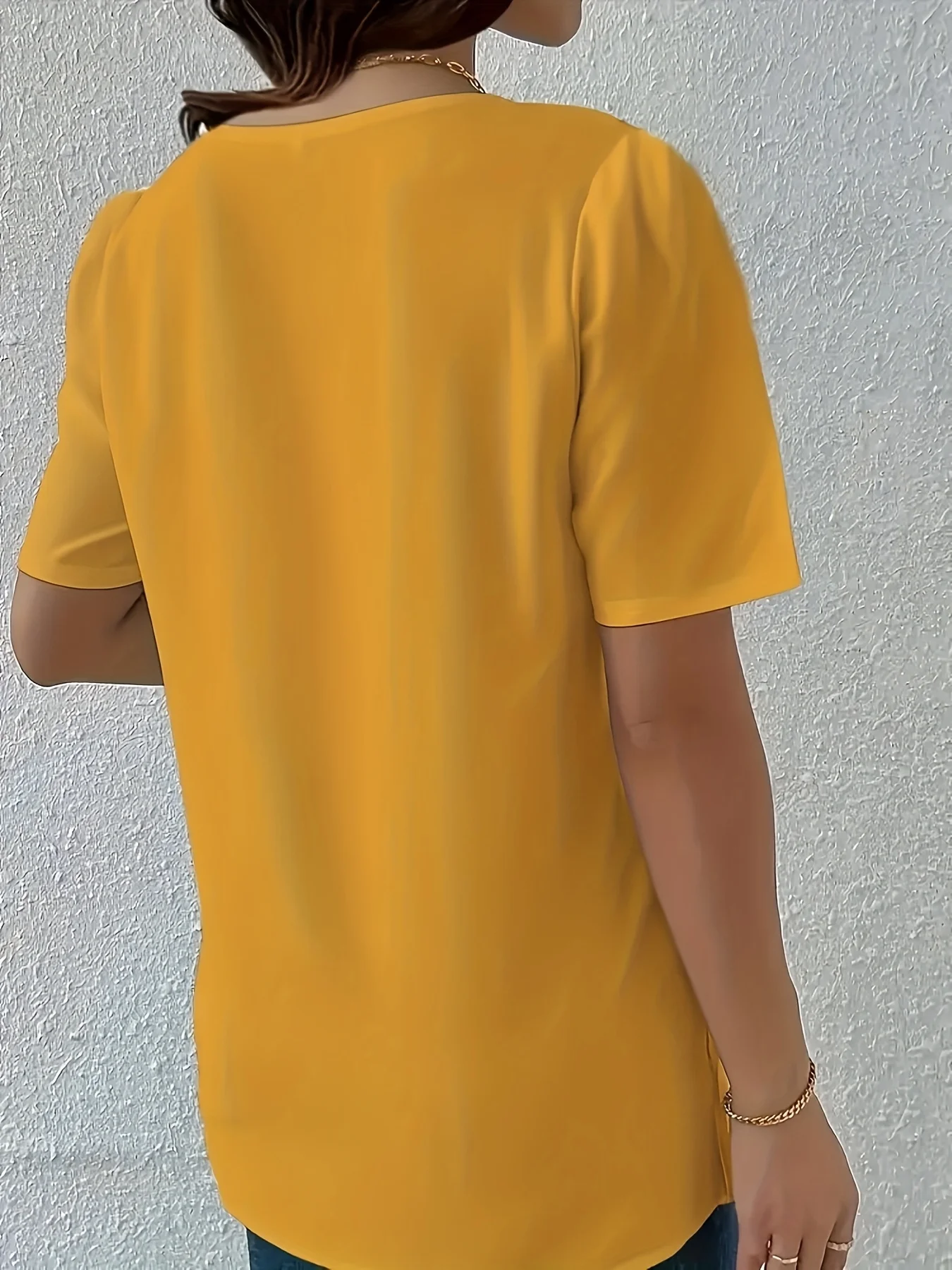 Temperament Lose Frau Hemd Mode Lässig Bluse Elegante lange Hülse Frau Hemd Urlaub Wochenende Top – Detail 2