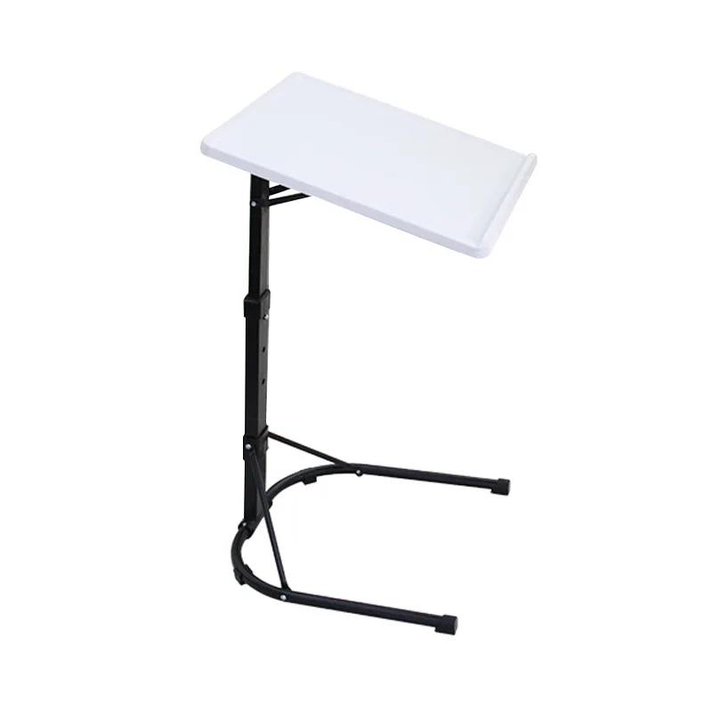 Folding Laptop Table Portable Vertical Computer Desk With Adjustable Height Tilt Angle Liftable Mobile Office Table Bedside Sofa